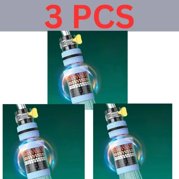 3 Pic 360 Degree Rotatable water Filter